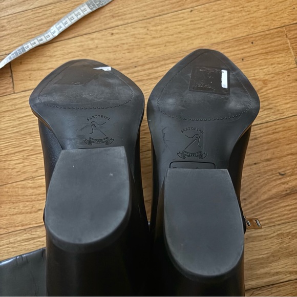 Franco Sarto Black Knee-High Boots - Picture 7 of 8